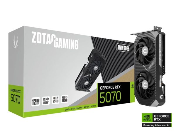 ZOTAC GAMING RTX 5070 TWIN EDGE 12GB, ZT-B50700E-10P
