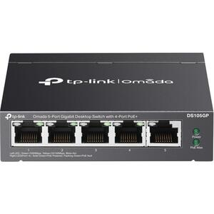 TP-Link Omada 5-Port Gigabit Unmanaged Desktop Switch, 4-Port PoE, DS105GP
