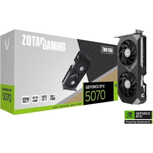 ZOTAC GAMING RTX 5070 TWIN EDGE OC 12GB, ZT-B50700H-10P