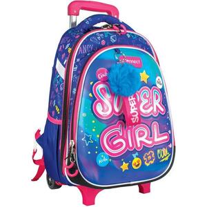 Ruksak školski s kotačićima XT Super Girl 25.Connect