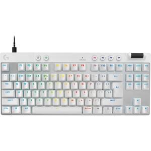 Logitech Pro X TKL Rapid, meh. tipkovnica, bijela, 920-013242