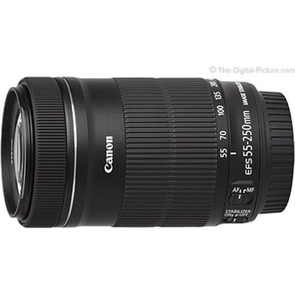 Canon EF-S 55-250 mm f/4-5.6 IS STM, 8546B005