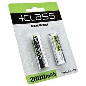 BATERIJE PUNJIVE Ni-MH +CLASS AA 2600mAh, 2 KOM BLISTER