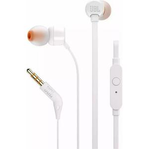 JBL Tune 110, in-ear slušalice s mikrofonom, bijele, JBLT110WHT
