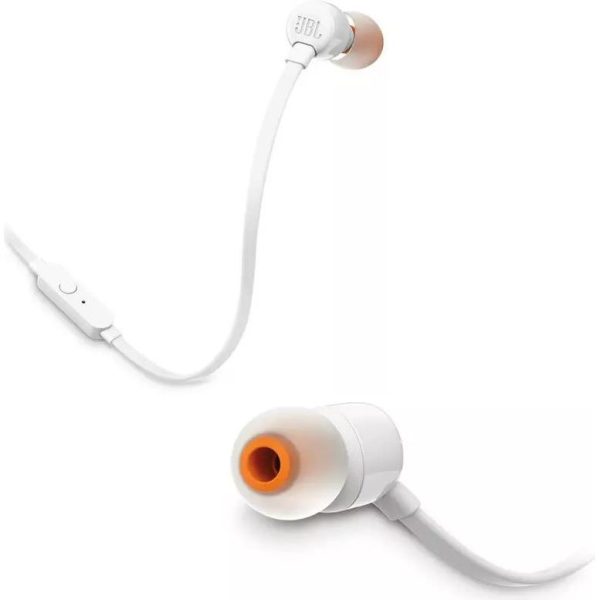 JBL Tune 110, in-ear slušalice s mikrofonom, bijele, JBLT110WHT - Slika 2