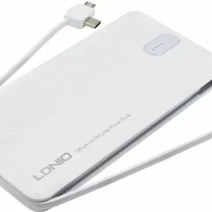 BATERIJA PRENOSIVA LDNIO 10000 mAh PL1013 + KABELI MIKRO LIGHTNING TIP C BIJELA