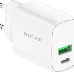 Rixus RX90S Adaptive Fast Charger QC 3.0 + PD 20W