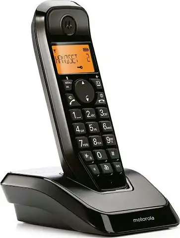 MOTOROLA DECT TELEFON S12 SINGLE NEGRO crni