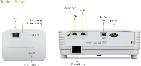 PROJEKTOR ACER X1526 4000 AL