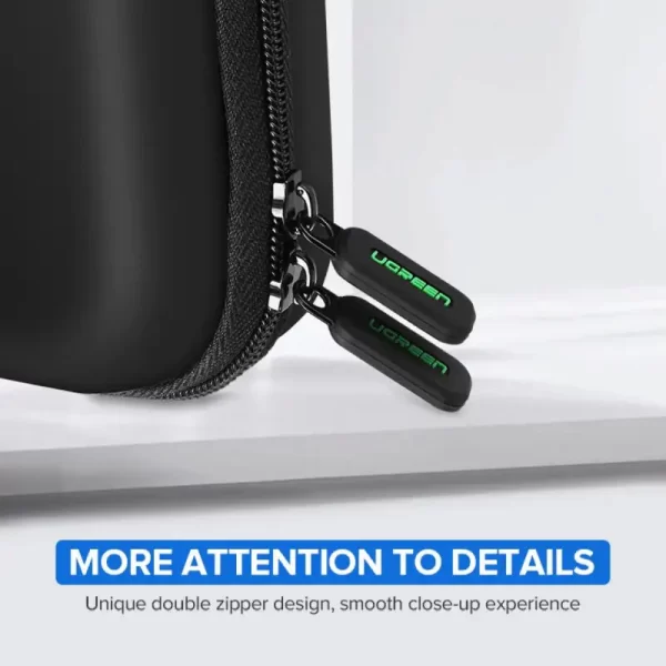 UGREEN zaštitna kutija (Large) za 2.5" HDD/SSD + dodatnu opremu, crna - Slika 6