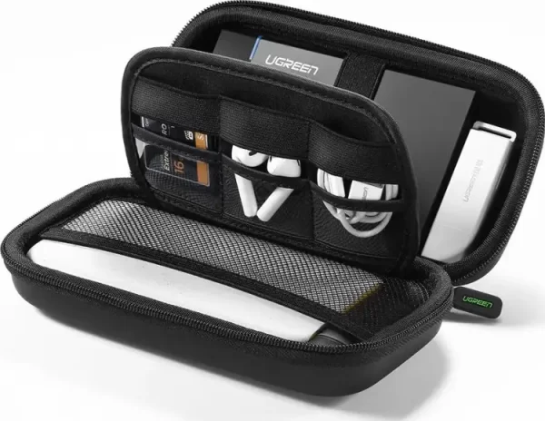 UGREEN zaštitna kutija (Large) za 2.5" HDD/SSD + dodatnu opremu, crna - Slika 3