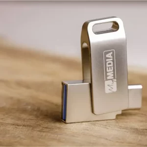 MyMedia Dual USB3.2 Gen1 /USB-C 128GB, metal