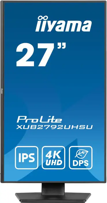 IIYAMA 27" ProLite XUB2792UHSU-B6 4K UHD (3840×2160) IPS, Pivot, 16:9, 4ms, 350cd/m2, 1300:1, Pivot, 4ms, 350cd/m2, HDMI/DP, 3×USB-A, 1xUSB-C PD, zvučnici, crni - Slika 8