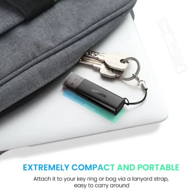 UGREEN čitač memorijskih kartica USB 3.0, TF/SD, crni - Slika 2
