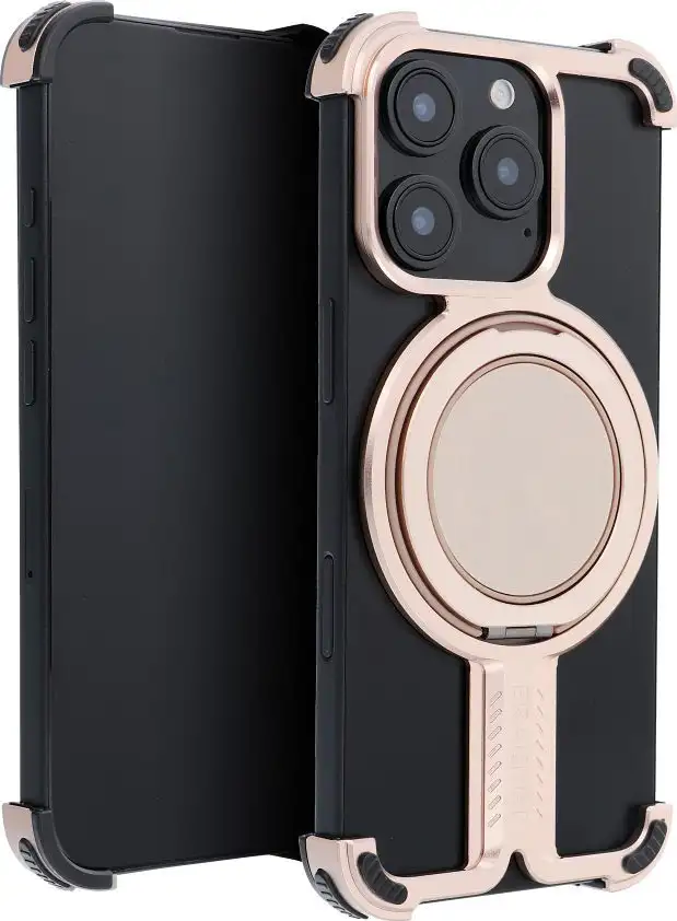 Maskica TITANIUM Bracket MagSafe IPHONE 16 desert gold