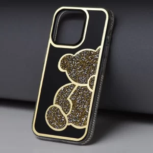 Maskica TEDDY BEAR IPHONE 16 Pro Max gold