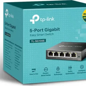 TP-Link TL-SG105E, 5-port GbE switch, metalno Easy,TL-SG105E