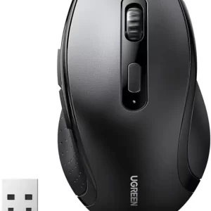 UGREEN bežični miš, 1600 DPI, USB, crni