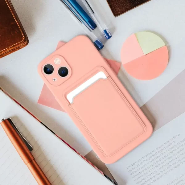 Maskica CARD IPHONE 16 Plus roza