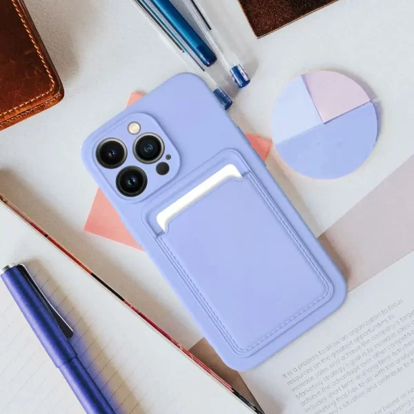 Maskica CARD IPHONE 16 ljubičasta