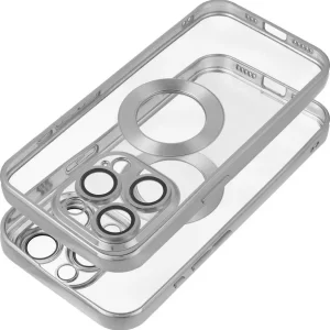 Maskica GLAM IPHONE 16 Plus srebrna