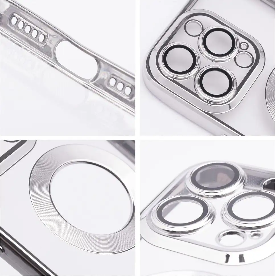 Maskica GLAM IPHONE 16 Plus srebrna - Slika 3