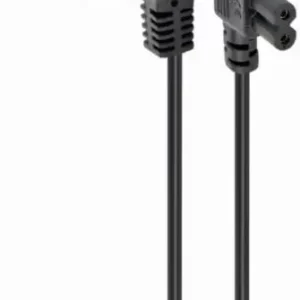 Gembird Power cord (C7), angled connectors, 1 m