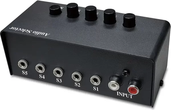 Genius Stereo Switching Box, 5-port Audio