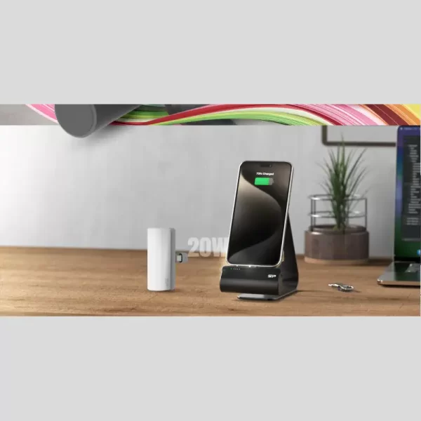 Silicon Power punjač Powerbank QD50, 5000mAh, 20W, integrated Type C connector+Type C port, QC3.0+PD, crni - Slika 4