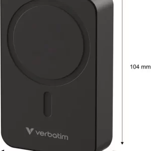 Verbatim Charge 'n' Go Essentials 20000mAh Powerbank Magnetic Wireless 15/35W, crni