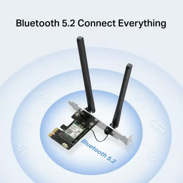 Mercusys AX3000 Wi-Fi 6 Bluetooth 5.3 PCIe Adapter - Slika 4