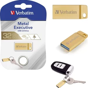 Verbatim USB 3.2 Gen1 Store'n'Go Metal Executive 32GB, zlatni