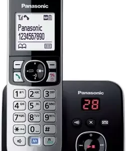 Bežični telefon Panasonic KX-TG6821FXB crni
