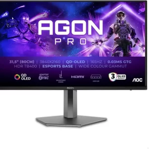 AGON AG326UD, 31,5", OLED, 2XHDMI, 2xDP, 4K, 165Hz, AG326UD