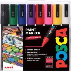 Uni pak marker Posca pc-5m sortirane boje 8/1 (zamjena š75433)
