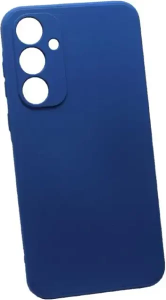 MASKICA +CLASS SILICONE EDGE ZA SAMSUNG A15 4G A155, A15 5G A156 TAMNO PLAVA