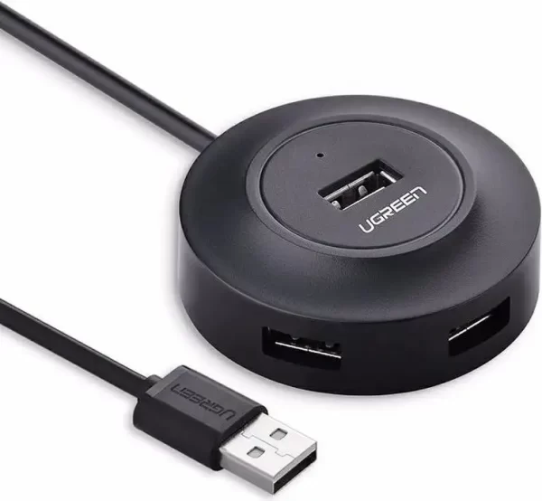 UGREEN 4-portni USB-A HUB 4xUSB-A 2.0, 1m, crni