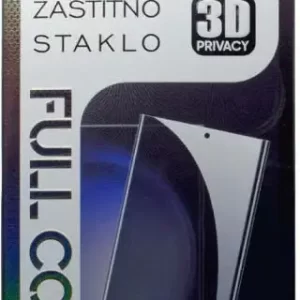 ZAŠTITNO STAKLO ZASLONA PRIVACY ZA SAMSUNG S24, S921B, S25, S931B CRNO