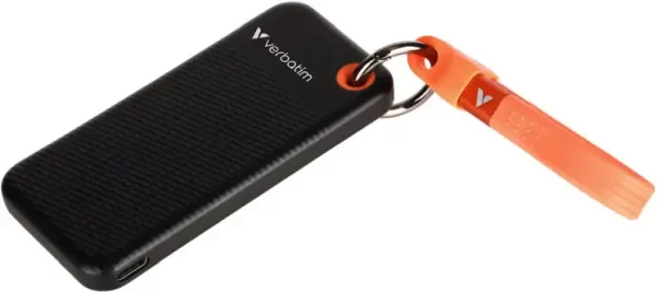 Verbatim Pocket 1TB SSD vanjski disk, USB 3.2 Gen2, Black/Orange - Slika 4