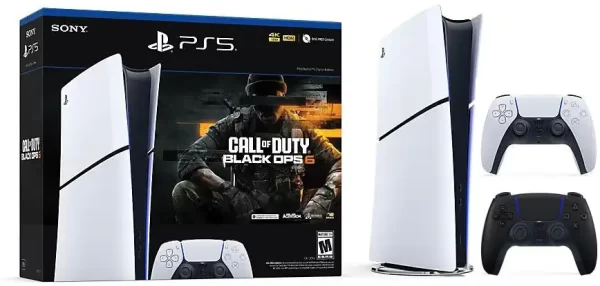 PlayStation 5 Slim Digital Edition D + Call of Duty: Black Ops 6 VCH + dodatni kontroler