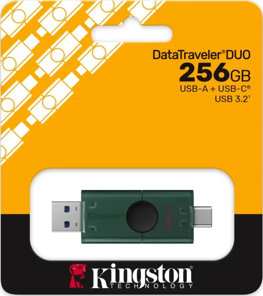 KINGSTON 256GB USB-A + USB-C 3.2 Gen 1, DTDEG2/256GB