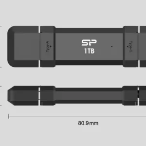 SILICON POWER DS72 1TB USB-A USB-C, SP001TBUC3S72VPK