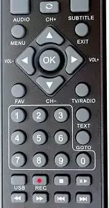 MAXPOWER DALJINSKI ZA HD DVB-T2 RECEIVER