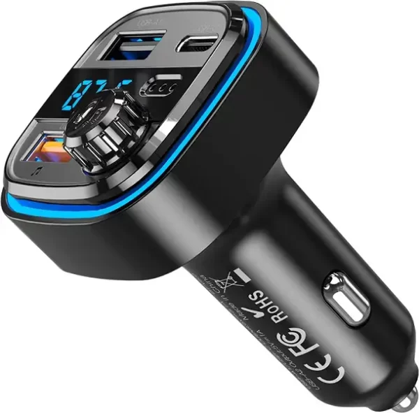 FM TRANSMITER XO + AUTO PUNJAČ SMART BLUETOOTH MP3 5V 3.1A BCC08 CRNI