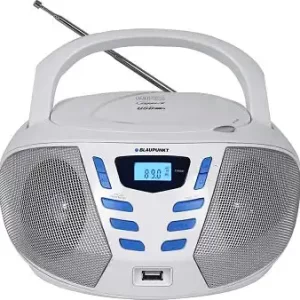 BLAUPUNKT FM RADIO BOOMBOX CD/MP3/USB/AUX/FM BB7WH white