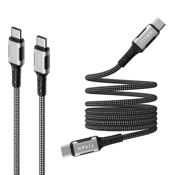 HAVIT KABEL ZA MOB Type C-Type C magnetni PD60W CB6297 1metar,crni