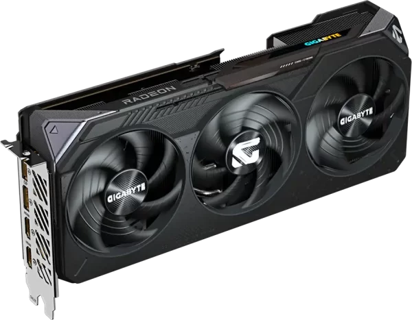 GIGABYTE Video Card AMD Radeon RX 9070 GAMING OC 16G (16GB GDDR6/256bit, PCI-E 5.0, Recommended PSU 750W, 2x 8pin Power connector, 2x DP, 2x HDMI)