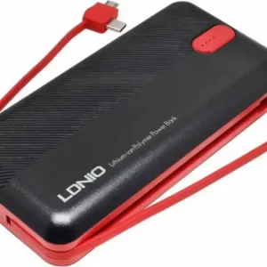 BATERIJA PRENOSIVA LDNIO 20000 mAh PL2014 + KABEL MIKRO LIGHTNING TIP C CRNO-CRV