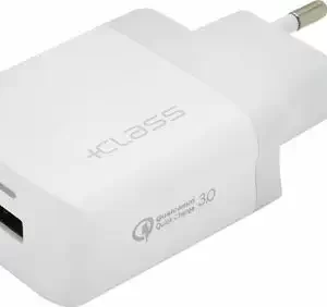 KUĆNI PUNJAČ +CLASS USB QC 3.0 FAST BIJELI