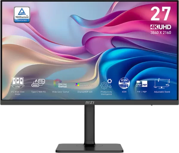 MONITOR 27" MSI Modern MD272UPHG UHD 60Hz, 9S6-3PB19H-270